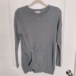LOFT Twist Hem Sweater